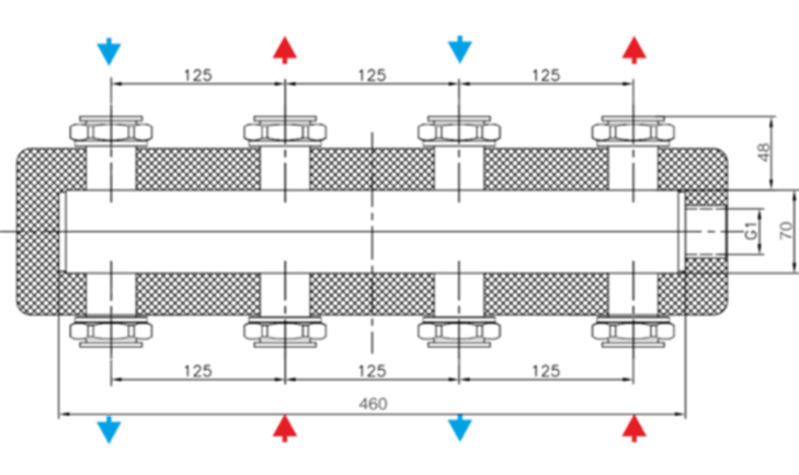 Tekening Zone Manifold