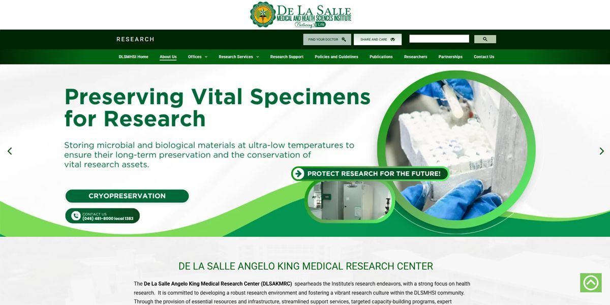 About Us | De La Salle Angelo King Medical Research Center (DLSAKMRC)