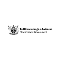 Coat of arms and text: Te Kawanatanga o Aotearoa, New Zealand Government.