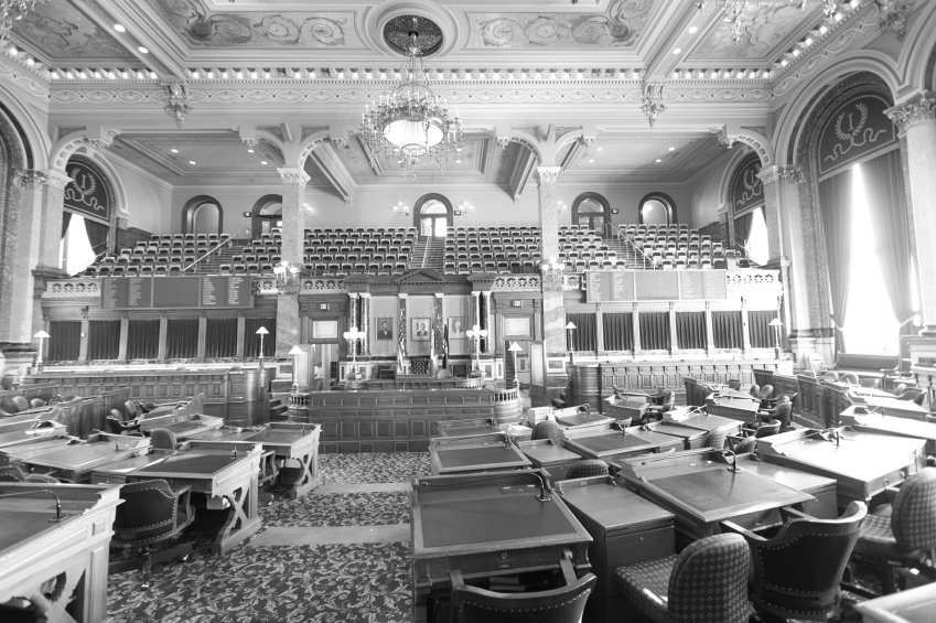 Picture of Iowa Senate chambers