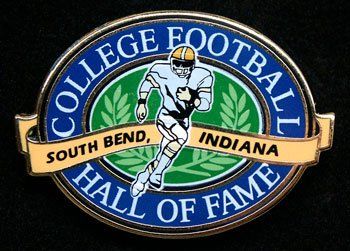 College football south bend indiana hall of fame logo