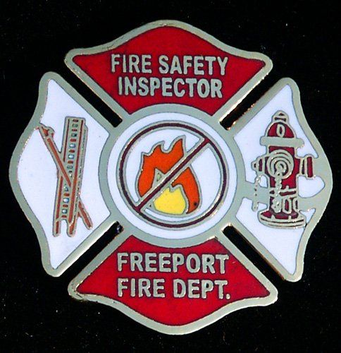 A fire safety inspector from the freeport fire dept
