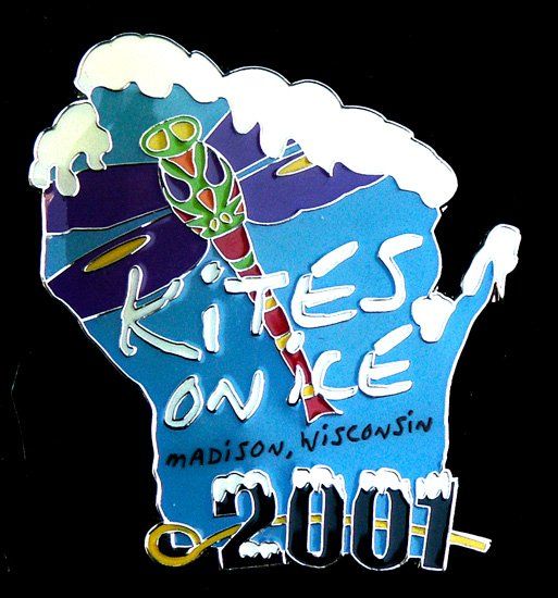 A pin for kites on ice in madison wisconsin