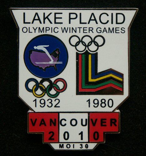 A pin for the lake placid olympic winter games