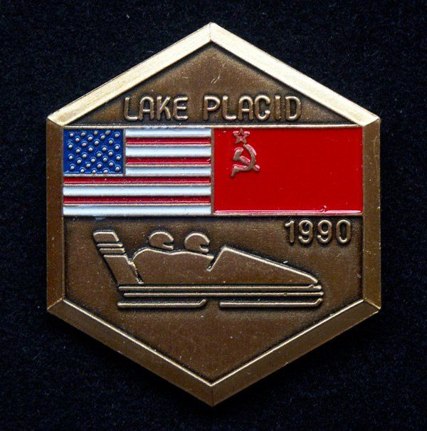 A coin that says lake placid on it