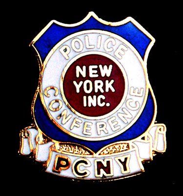 A badge for the new york inc. police conference
