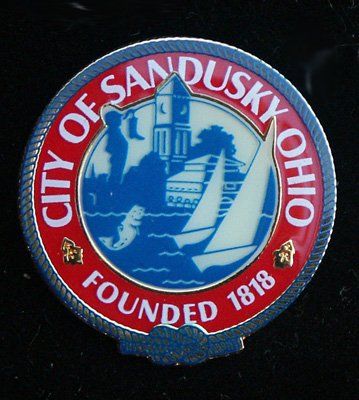 The city of sandusky ohio was founded in 1818