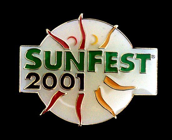 Sunfest 2001 - Custom Pin