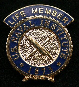 A life member badge from the u.s. naval institute
