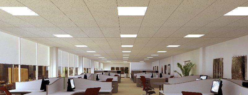 HiSUN LED Panel Lighting for Offices by HiSUN