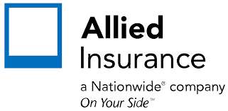 The allstate logo has two hands shaking each other in a circle.