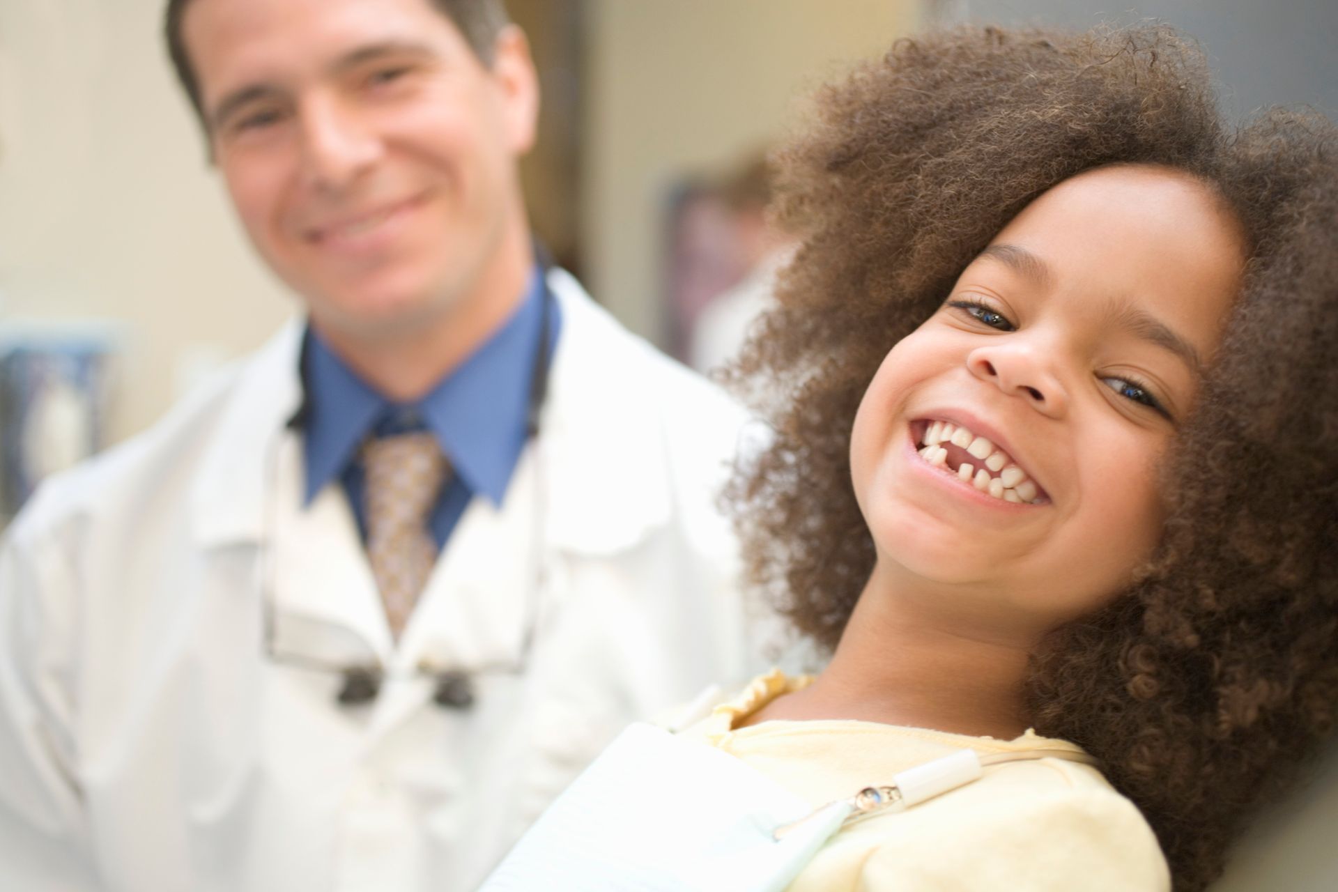 Little Girl Showing Her Teeth — Novi, MI — Olde Orchard Pediatric