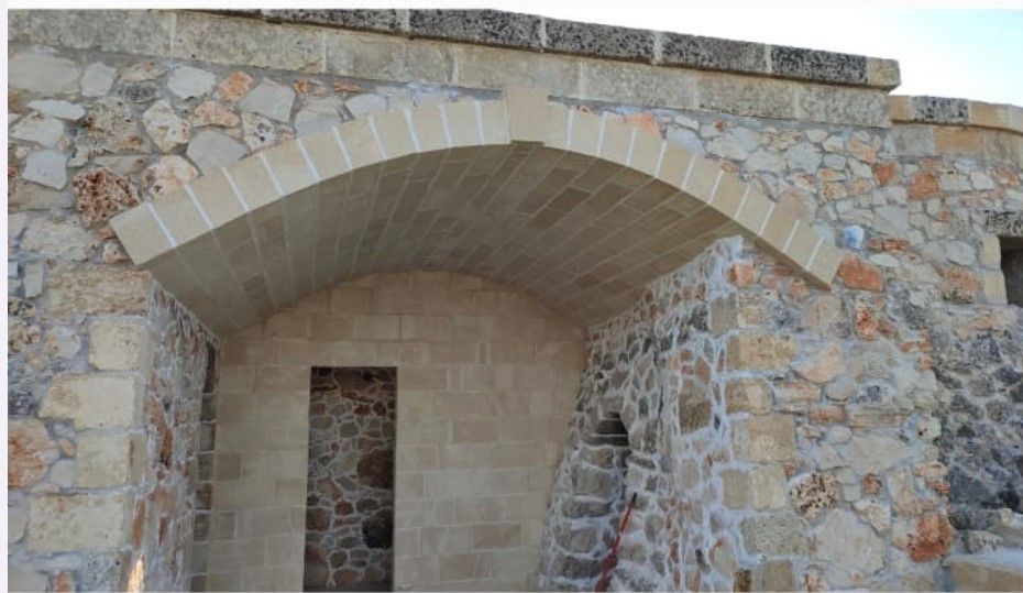 restauro volta in pietra