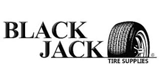 Black Jack Tire Supplies logo with tire illustration.