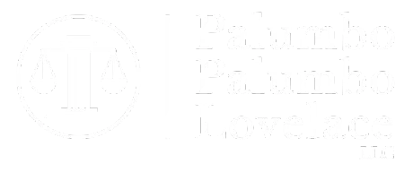 White logo on a transparent background with text.