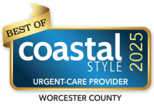 Best of Coastal Style Urgent Care Provider 2024 - Worcester County