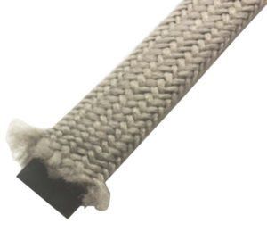 Braiding for roll up garage door