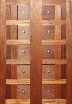 Tuscan Grooved House Doors