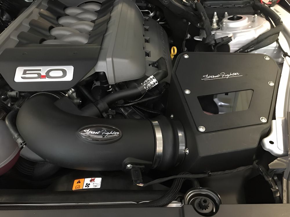 A Close Up Of The Engine Of A Ford Mustang — Hunter Automotive In Bungalow, QLD