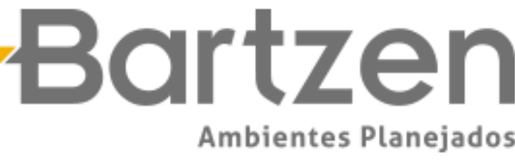 A logo for bartzen ambientes planejados on a white background