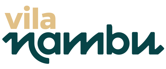 Um logotipo para vila mambo em um fundo branco