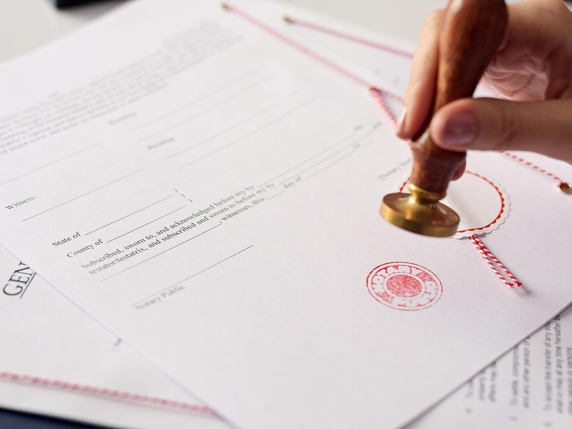 Notary Stamping — Abingdon, VA — Ashley Accounting & Tax Services