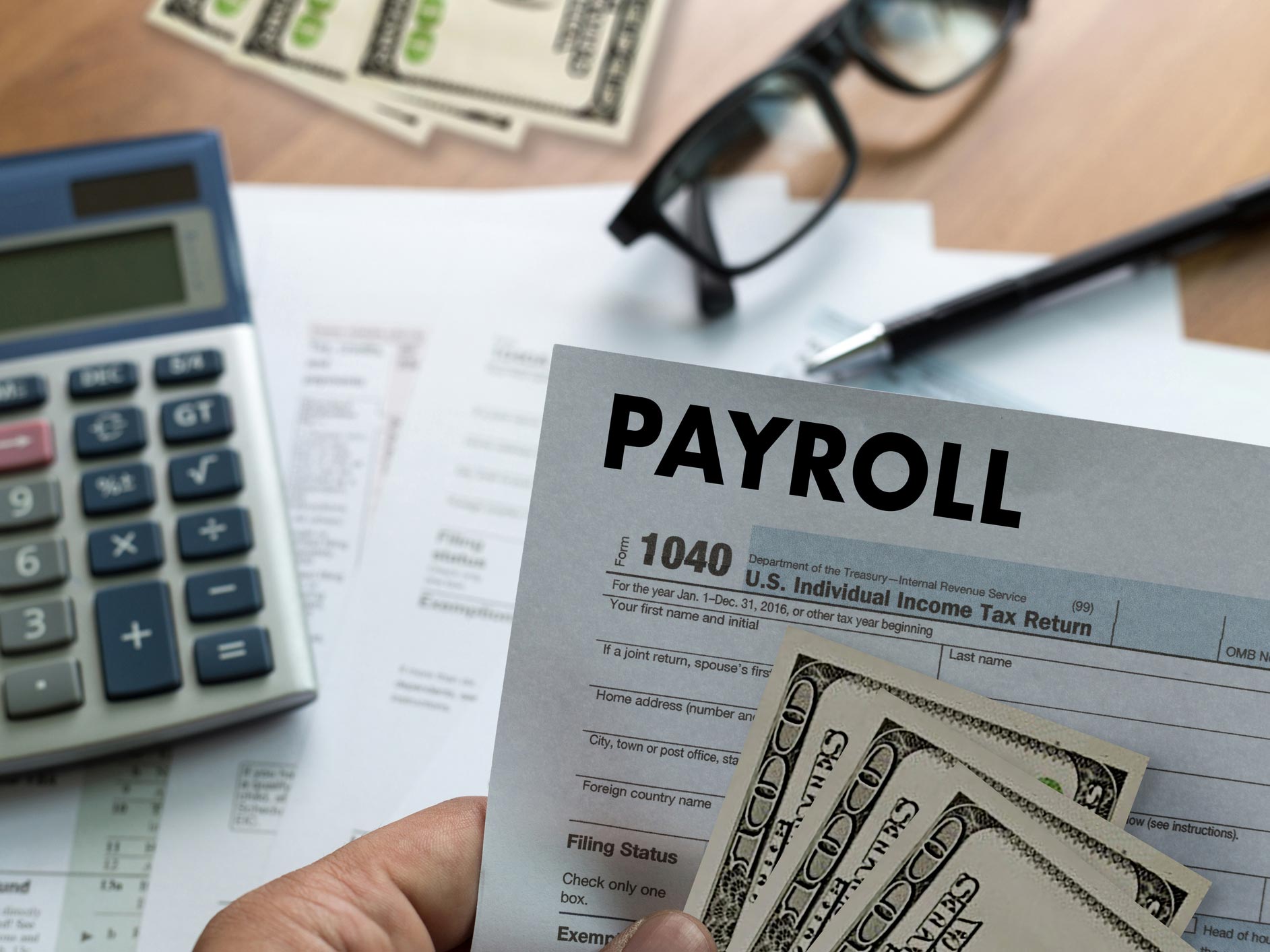 Payroll Paper And Money — Abingdon, VA — Ashley Accounting & Tax Services