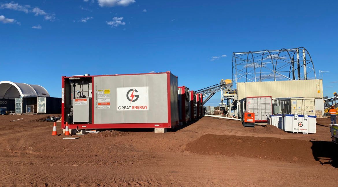 A Large Building Is Being Built In The Middle Of A Dirt Field — Great Energy in Portsmith, QLD