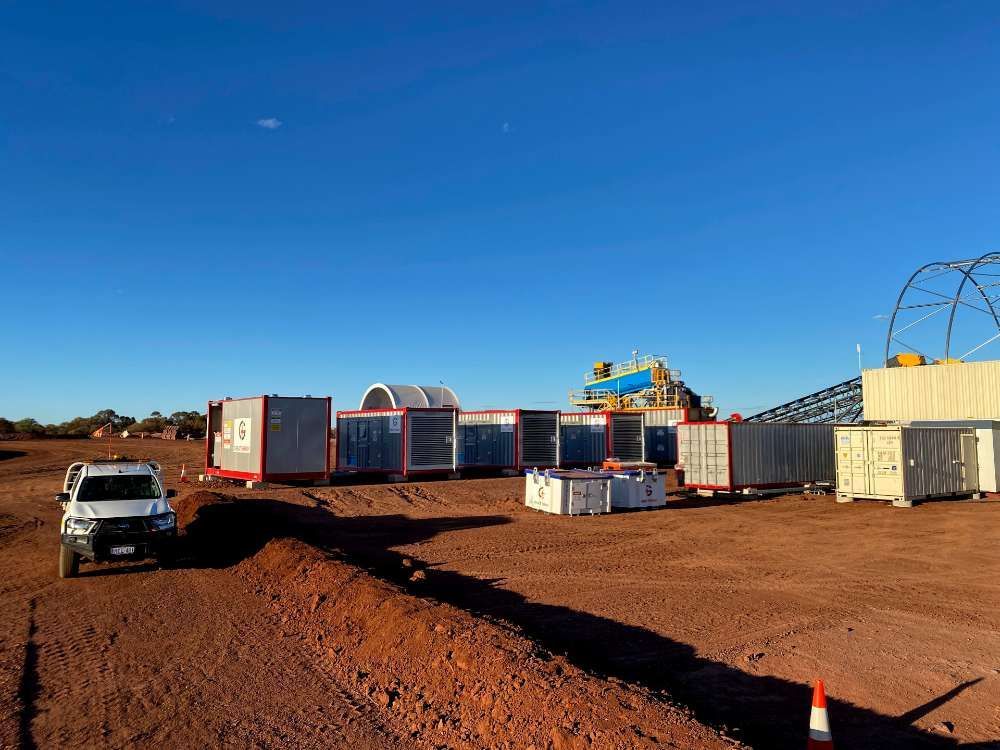 A White Van Is Parked In The Middle Of A Dirt Field — Great Energy in Portsmith, QLD