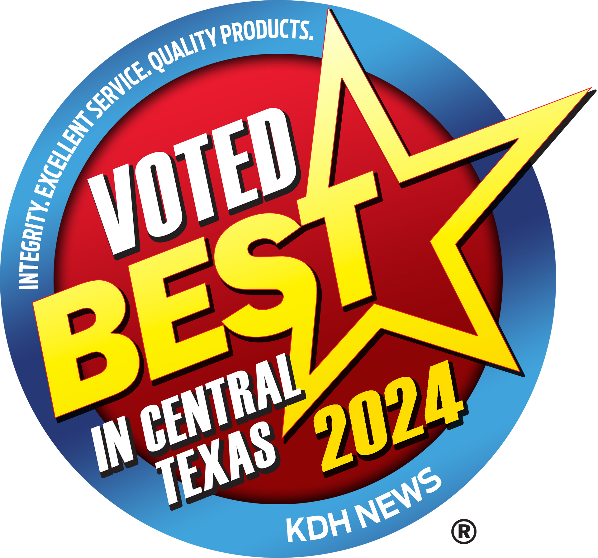 voted best in Central Texas 2024