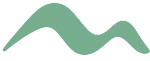 A green wave on a white background that looks like a mountain.