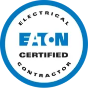 A logo for an eaton certified contractor