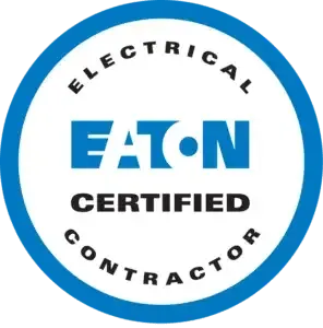 A logo for an eaton certified contractor