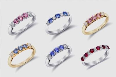 Bridal Jewelry — Rings with Colored Gemstones in Palm Harbor, FL