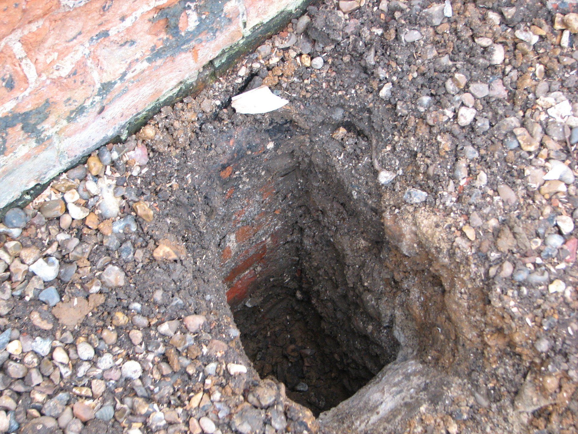 Trial pit