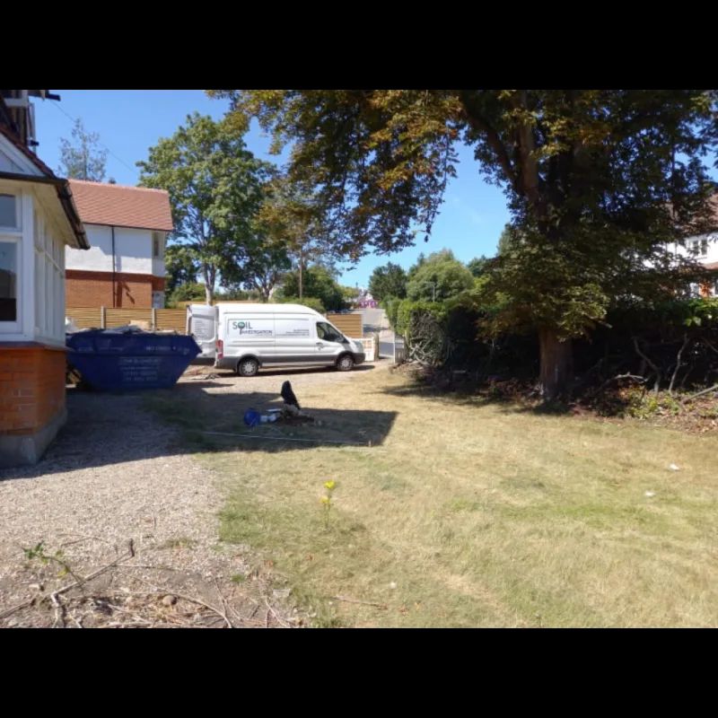 van at a property