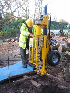 preparing a site for percolation work