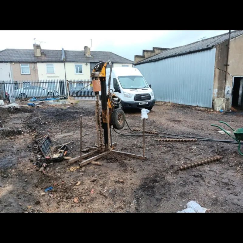van on site