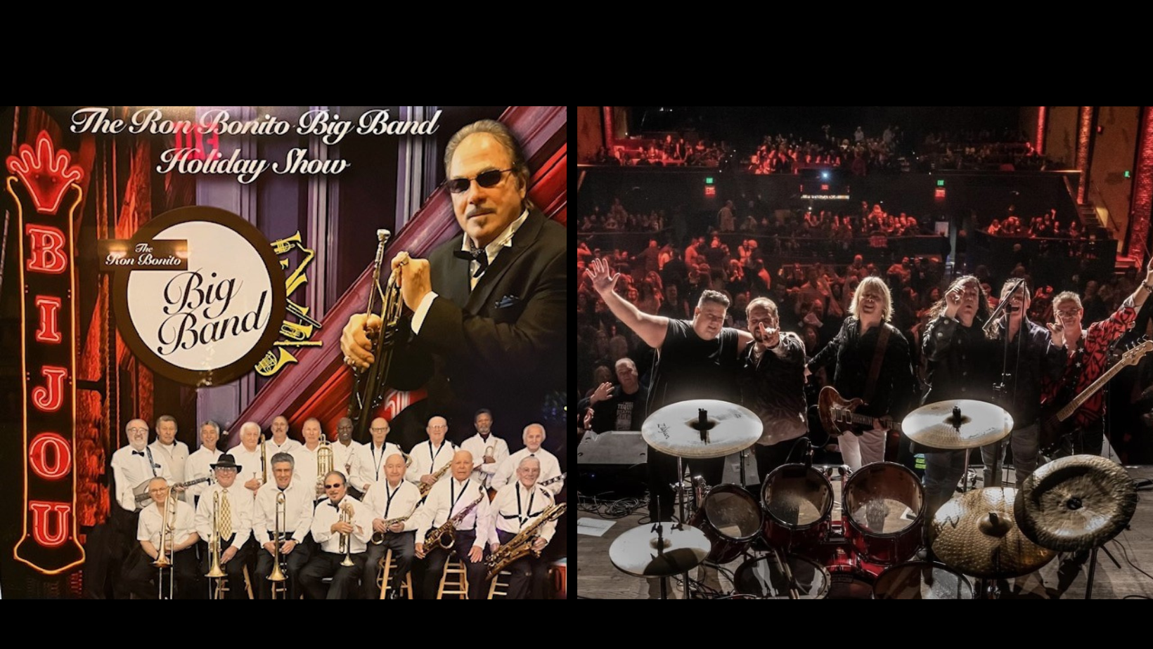 Bijou Theatre's Musical Weekend: Foreign Journey, and The Ron Bonito Big Band hits the stage on December 16 & 17!