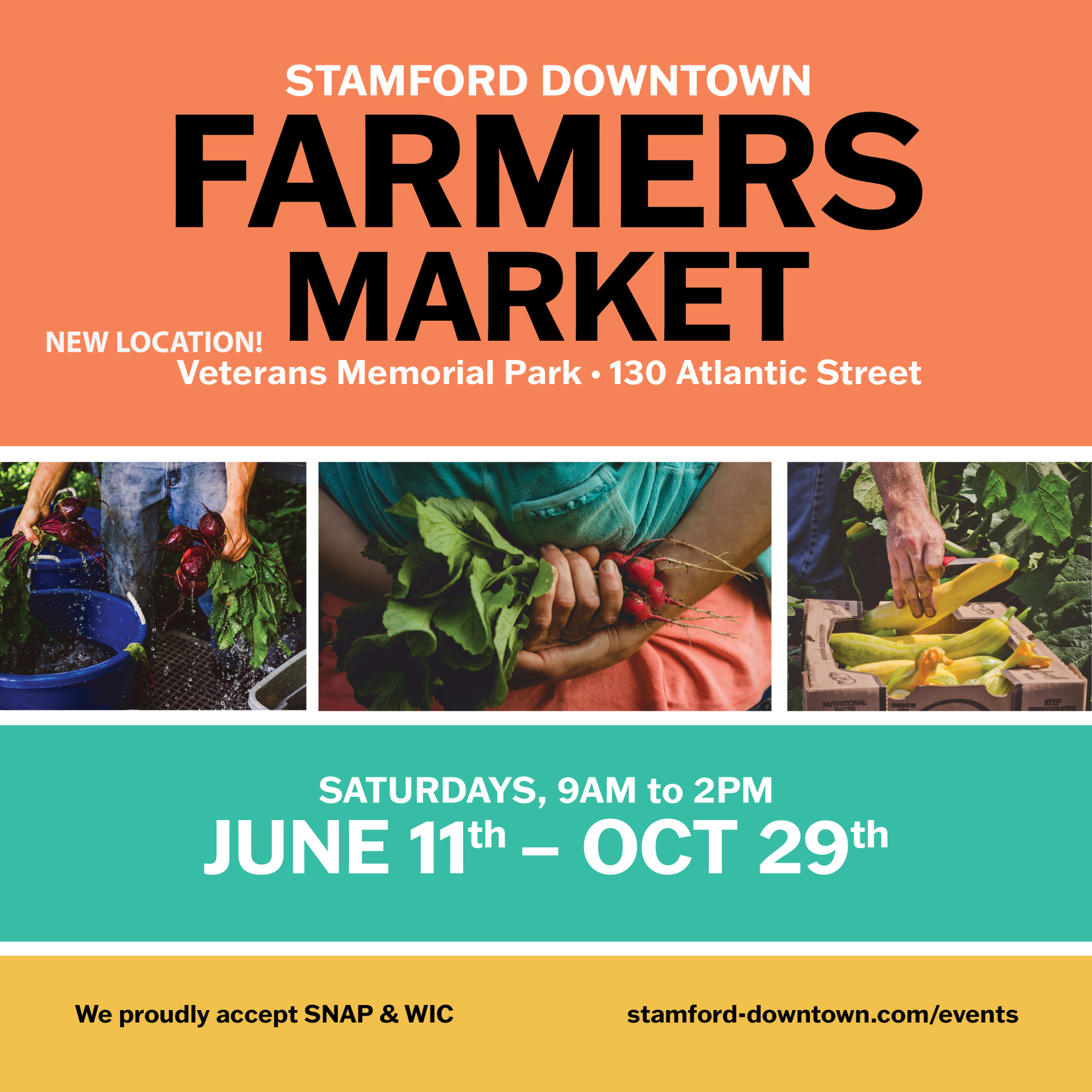 Stamford Downtown Farmers Market, Arts & Crafts and HedgeFun!