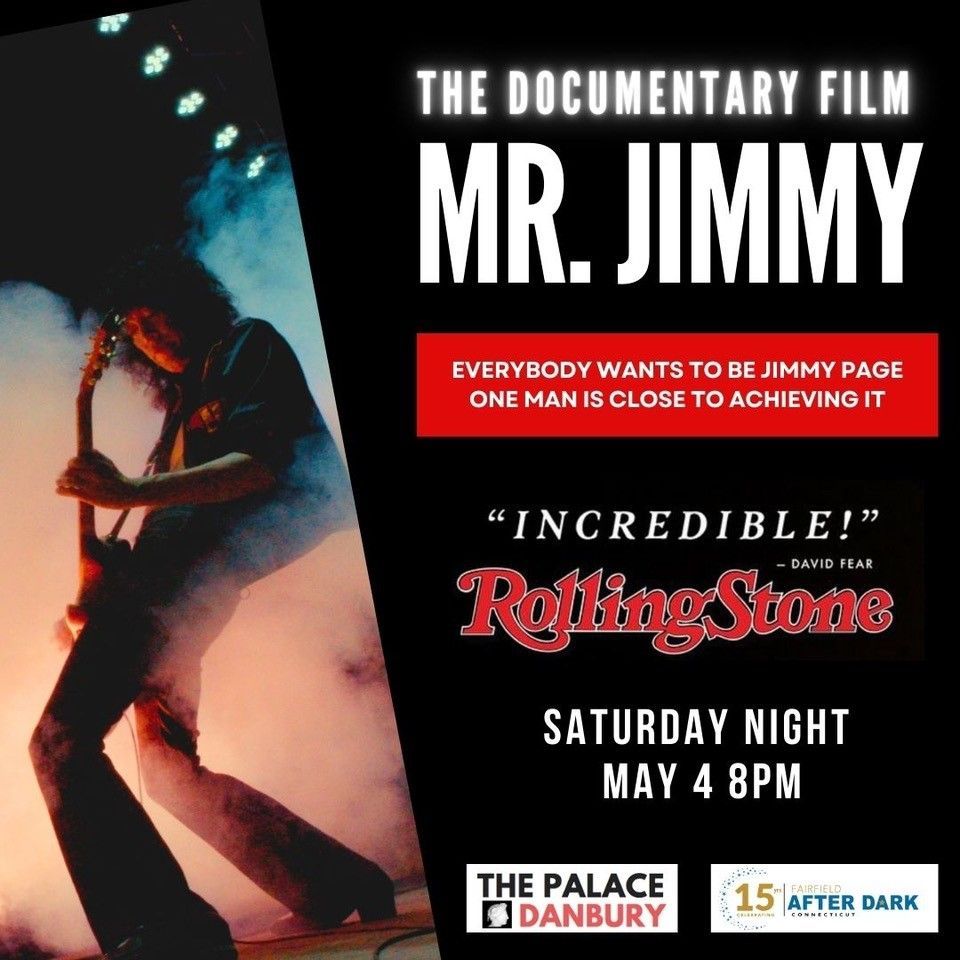Mr. Jimmy: The Ultimate Jimmy Page Super Fan Documentary comes to The Palace Danbury Theatre on Sat, May 4, 2024.