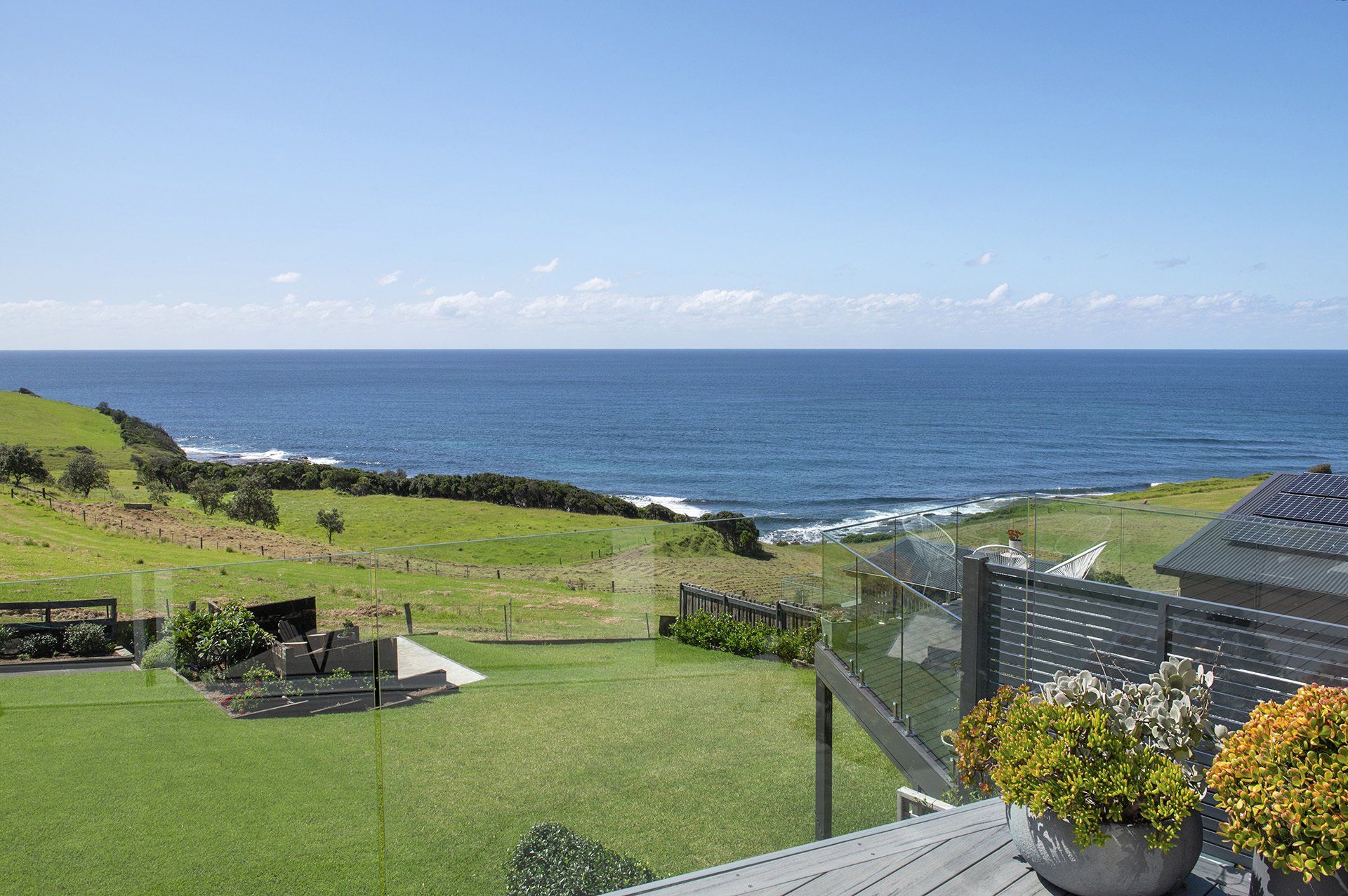 shot of the farmland outside Elanora Gerroa