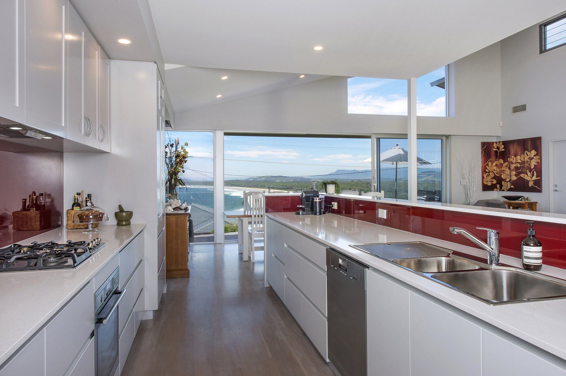 modern kitchen with beautiful views 2