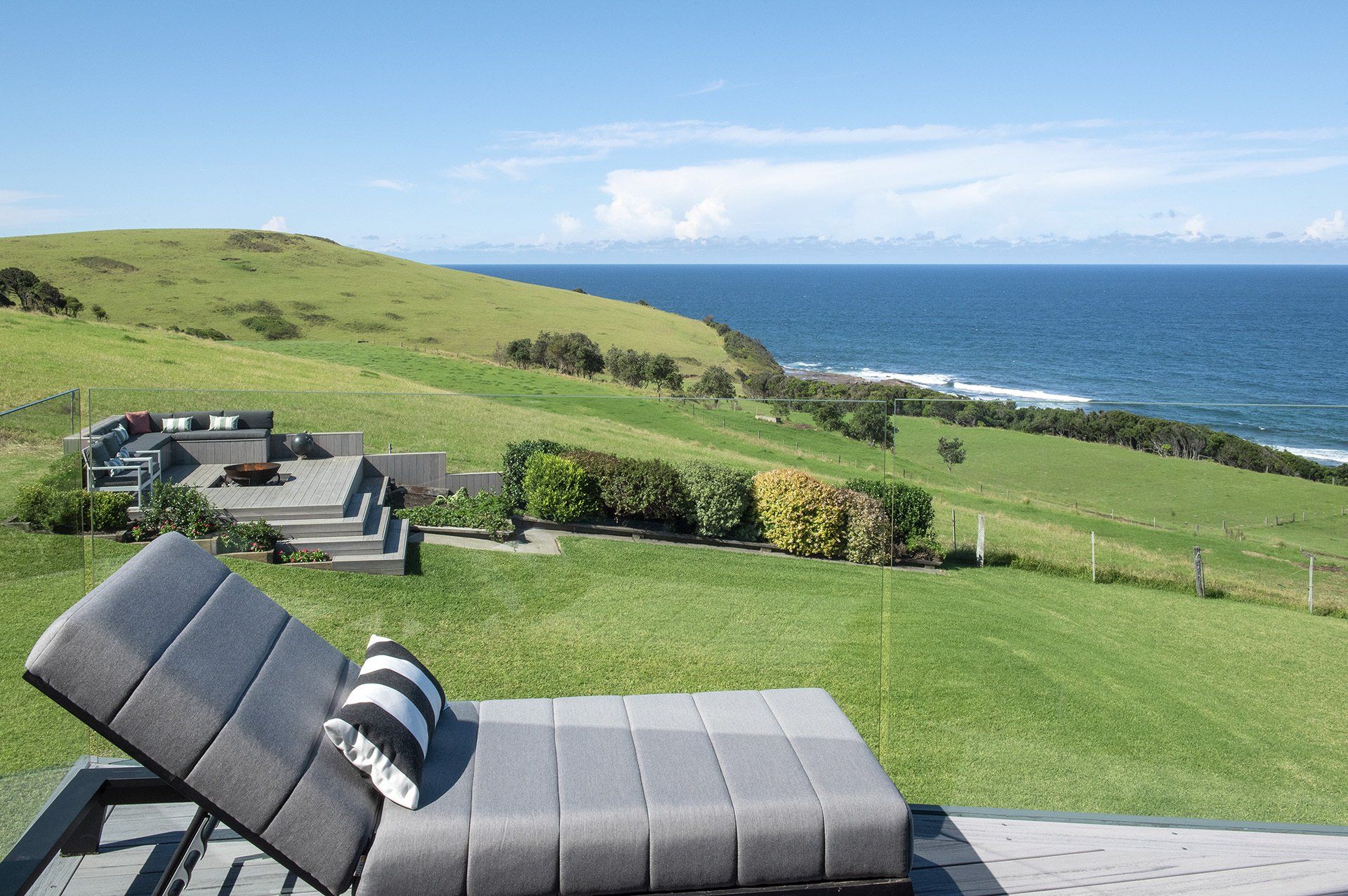 shot of the farmland outside Elanora Gerroa