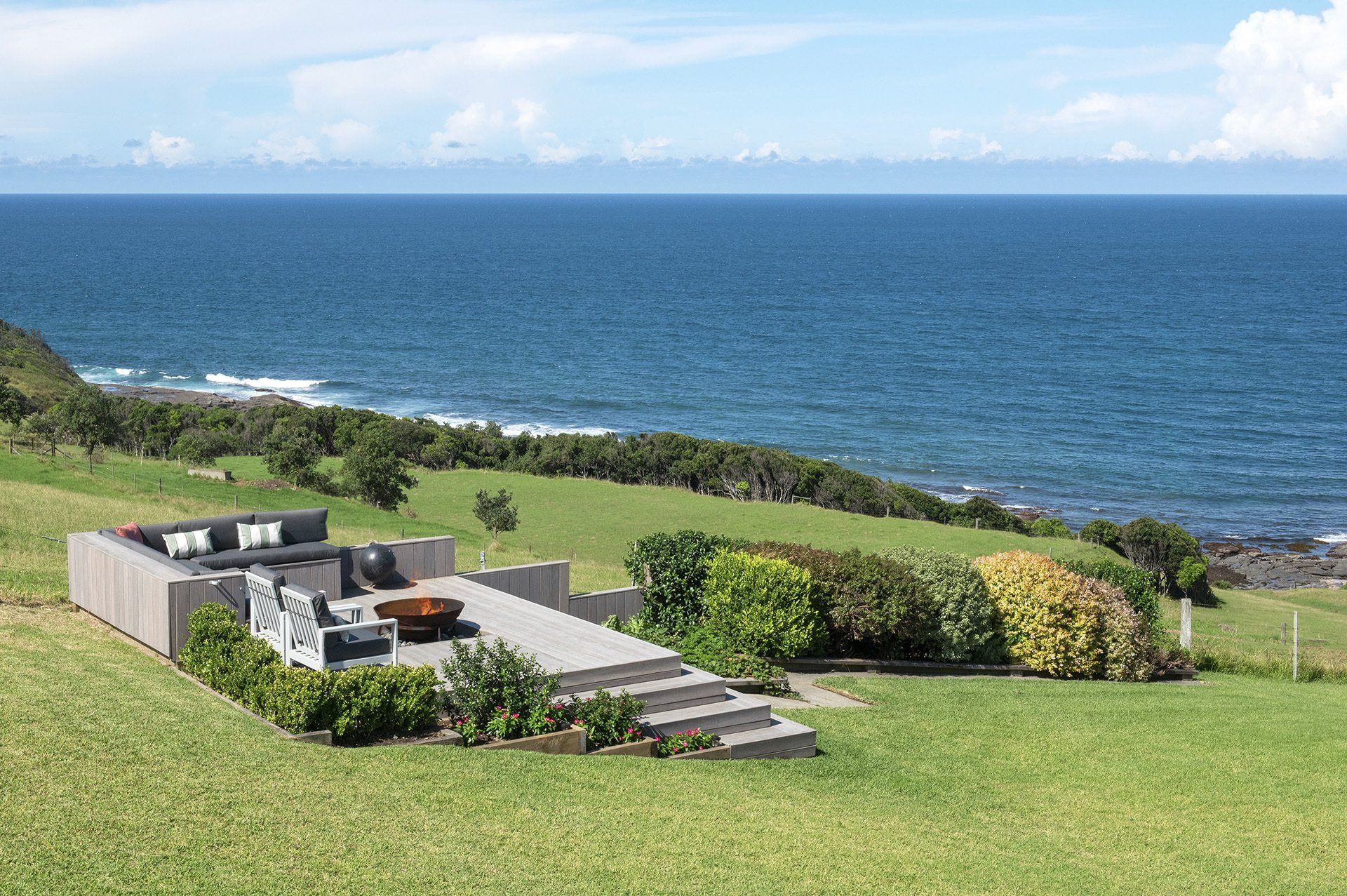 outdoor firepit with seating area 2