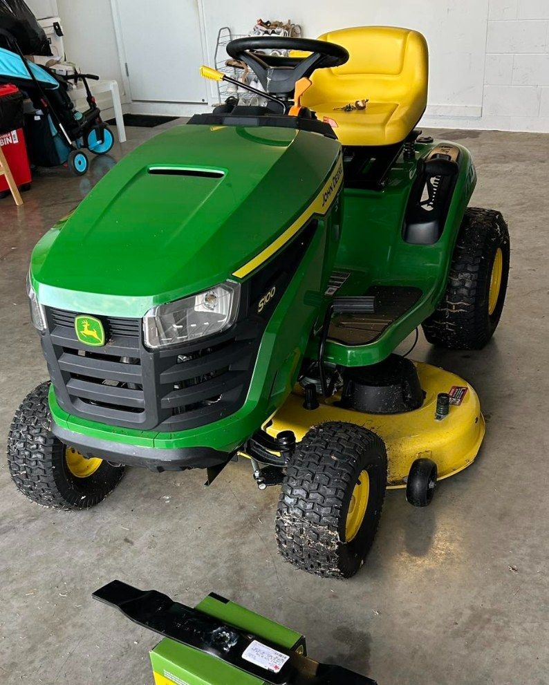 A John Deere Riding Lawnmower — I & J Mechanical in Deeragun, QLD