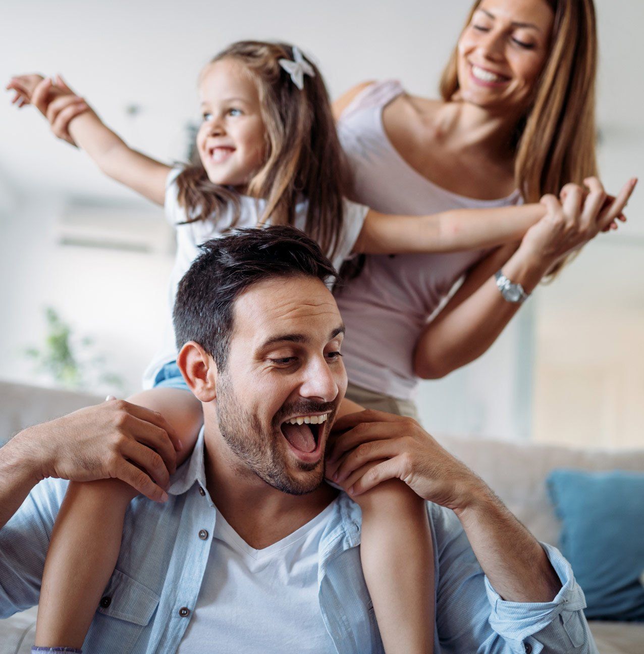 Bed Bug Control — Happy Family Having Fun Time in Fort Wayne, IN