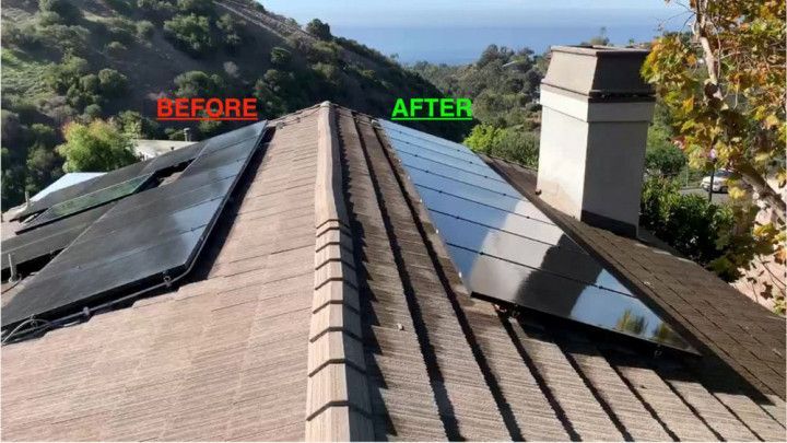 Before & After Solar Panels