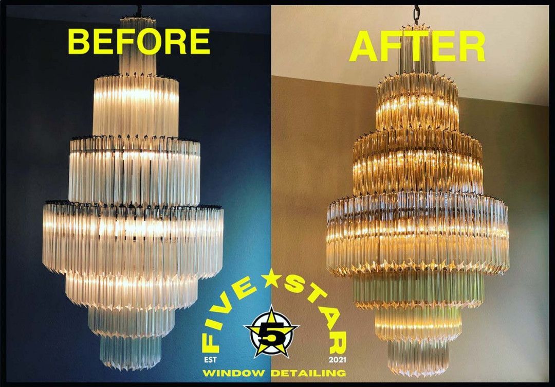 Before and After Chandeliers