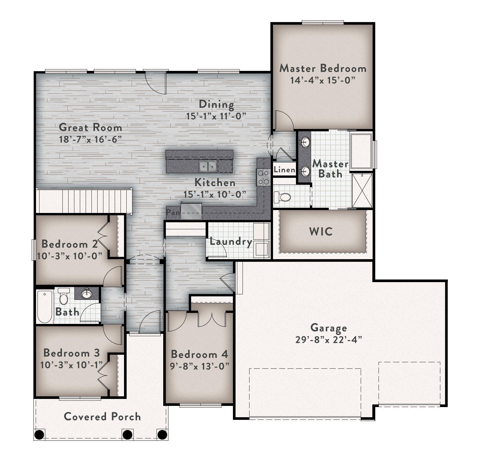 Buildable Floor Plans | C.A. JONES, INC.